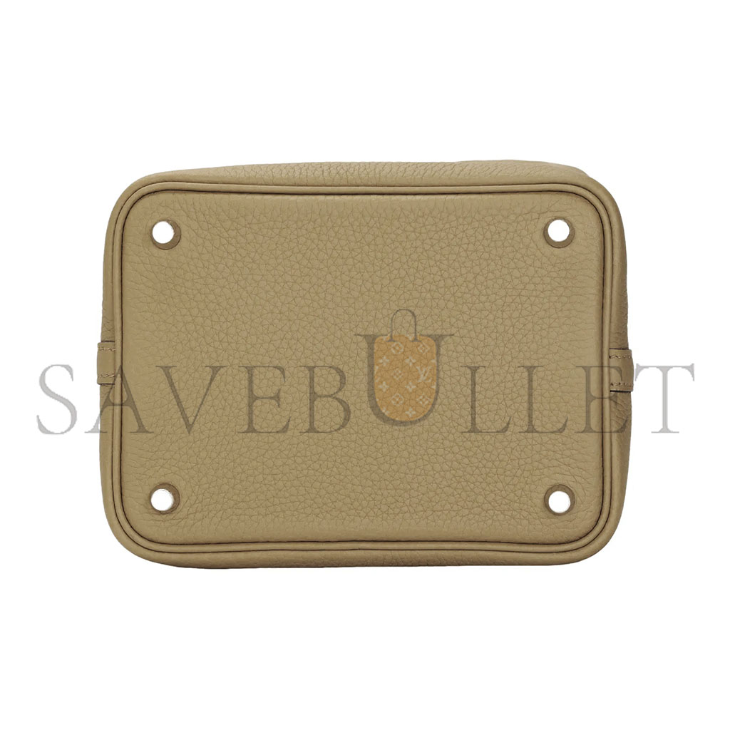 H**mes picotin lock 18 taurillon clemence h056289ck8q (18*18*13cm)